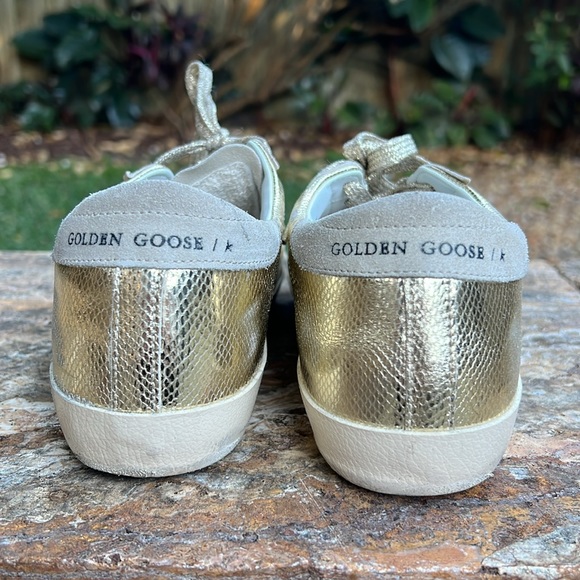 GOLDEN GOOSE super star classic GOLD - barely worn - size 37 - Picture 4 of 7